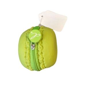 Decca C Green French Macaron Scented Coin Purse Pouch Bag NEW